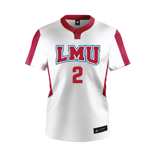 LMU - NCAA Softball : Mya Allen - White Jersey-0