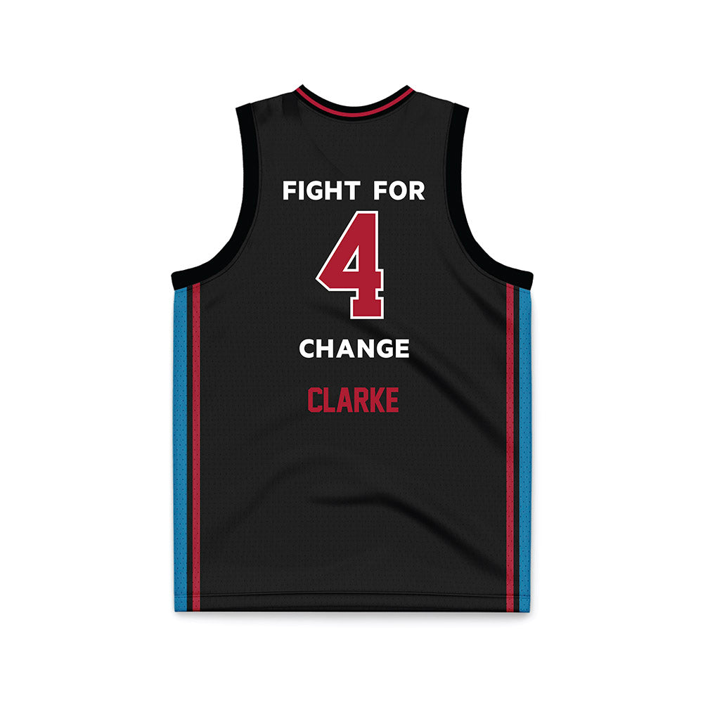 LMU - NCAA Women's Basketball : Allison Clarke - Black Basketball Jersey-1
