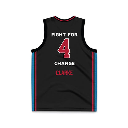 LMU - NCAA Women's Basketball : Allison Clarke - Black Basketball Jersey-1
