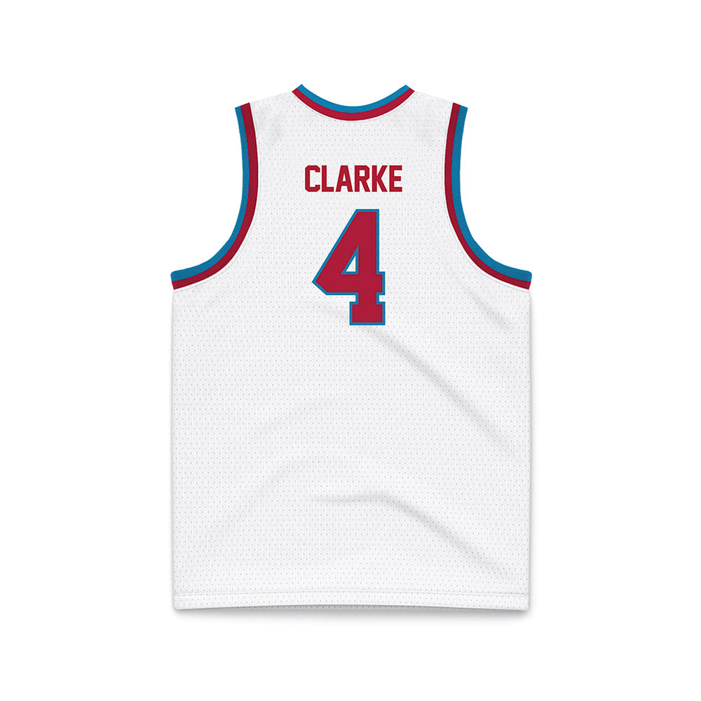 LMU - NCAA Women's Basketball : Allison Clarke - White Basketball Jersey-1