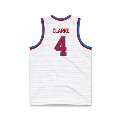 LMU - NCAA Women's Basketball : Allison Clarke - White Basketball Jersey-1