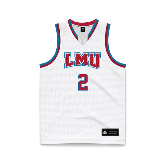 LMU - NCAA Women's Basketball : Mari Somvichian - White Basketball Jersey-0