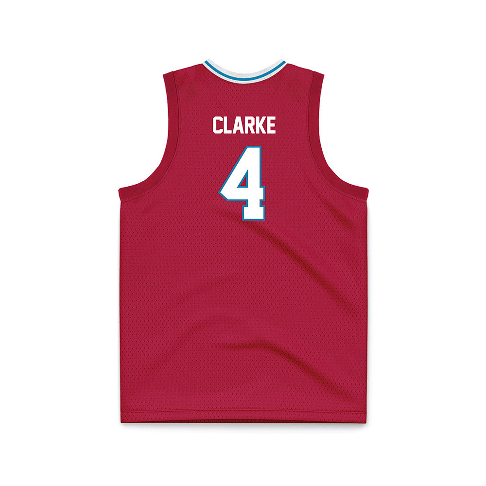LMU - NCAA Women's Basketball : Allison Clarke - Red Basketball Jersey-1