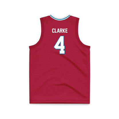 LMU - NCAA Women's Basketball : Allison Clarke - Red Basketball Jersey-1