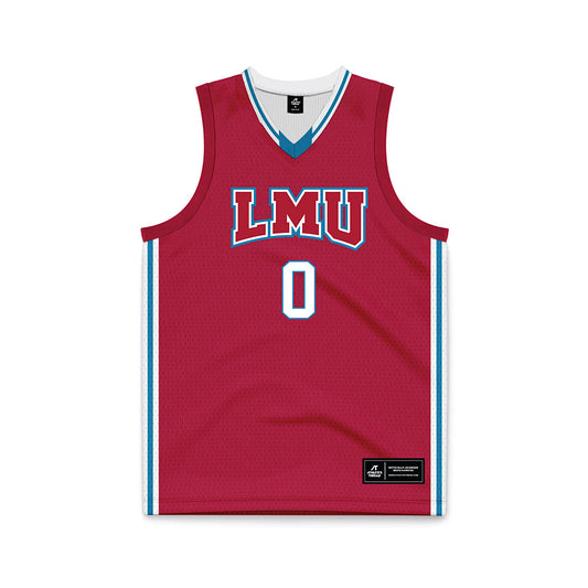 LMU - NCAA Women's Basketball : Jessenia Lawson - Red Basketball Jersey-0