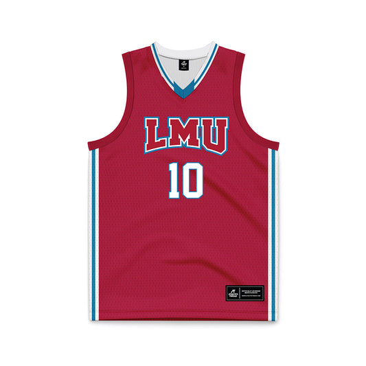 LMU - NCAA Women's Basketball : Lova Lagerlid - Red Basketball Jersey-0
