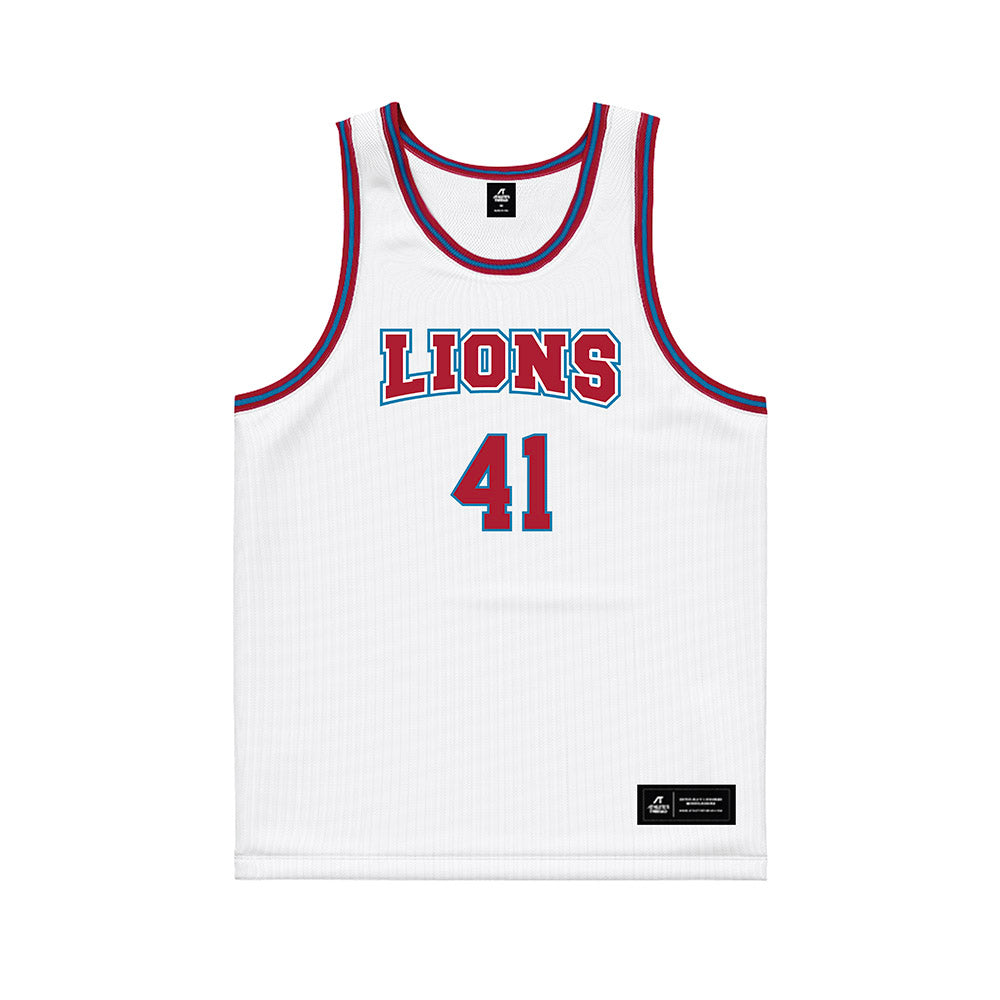 LMU - NCAA Men's Basketball : Kevin Carney - White Basketball Jersey-0