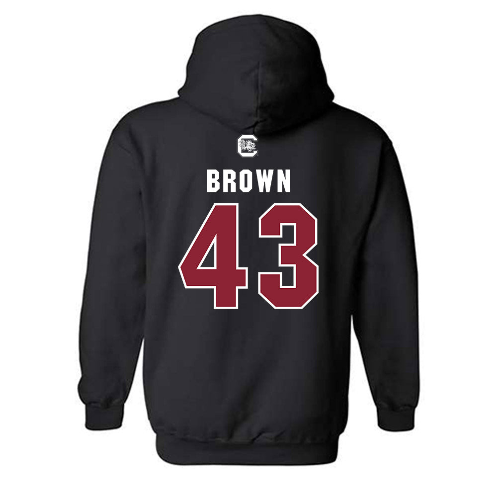 South Carolina - NCAA Football : Tony Brown - Classic Shersey Hooded Sweatshirt-1