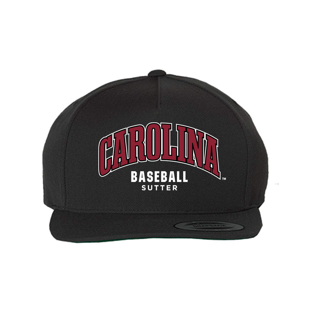 South Carolina - NCAA Baseball : Logan Sutter - Snapback Hat-0