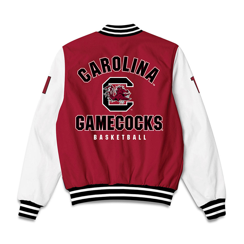 South Carolina - NCAA Women's Basketball : Maddy McDaniel - Bomber Jacket-1