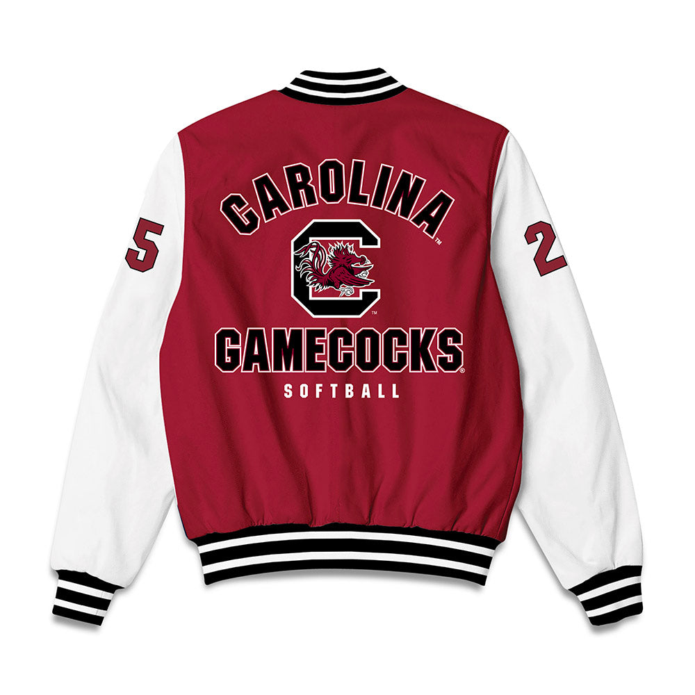 South Carolina - NCAA Softball : Jori Heard - Bomber Jacket-1