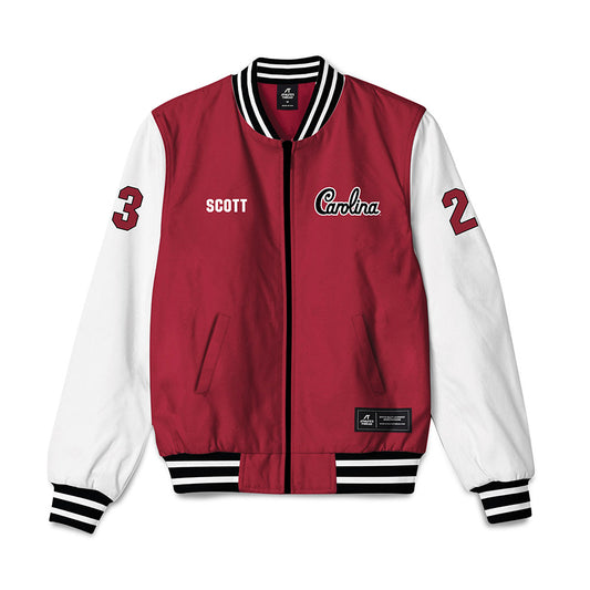 South Carolina - NCAA Men's Basketball : Cam Scott - Bomber Jacket-0