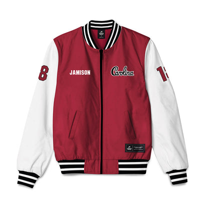 South Carolina - NCAA Baseball : Aaron Jamison - Bomber Jacket-0