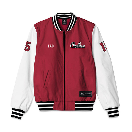 South Carolina - NCAA Women's Basketball : Adhel Tac - Bomber Jacket-0