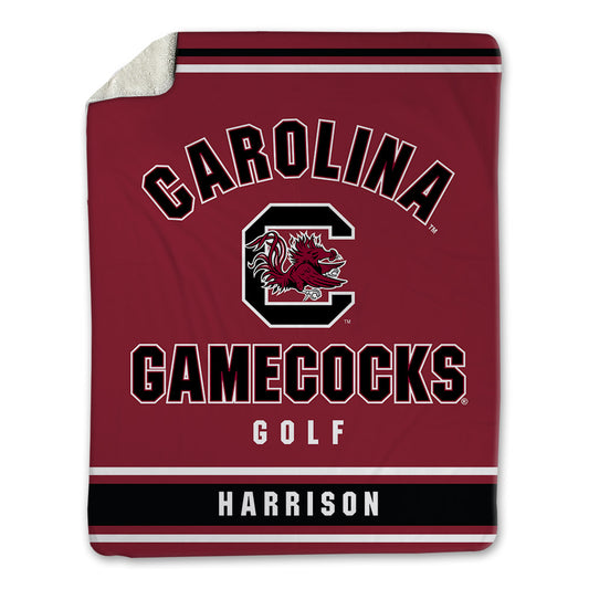 South Carolina - NCAA Men's Golf : Talan Harrison - Blanket-0