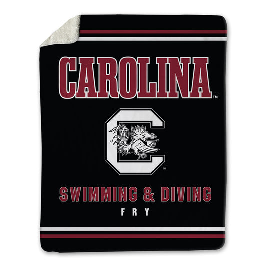 South Carolina - NCAA Men's Swimming & Diving : Connor Fry - Blanket-0