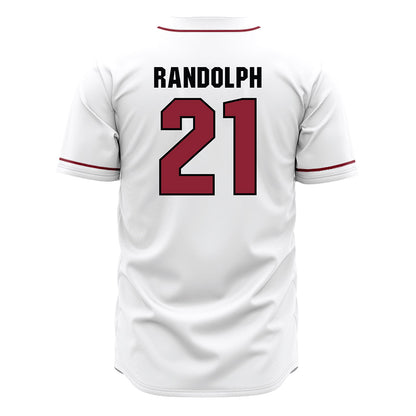 South Carolina - NCAA Baseball : Jake Randolph - White Jersey-1
