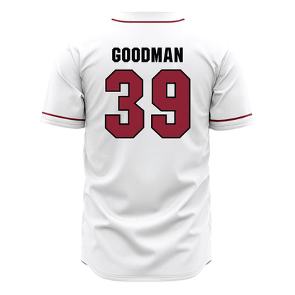 South Carolina - NCAA Baseball : Riley Goodman - White Jersey-1