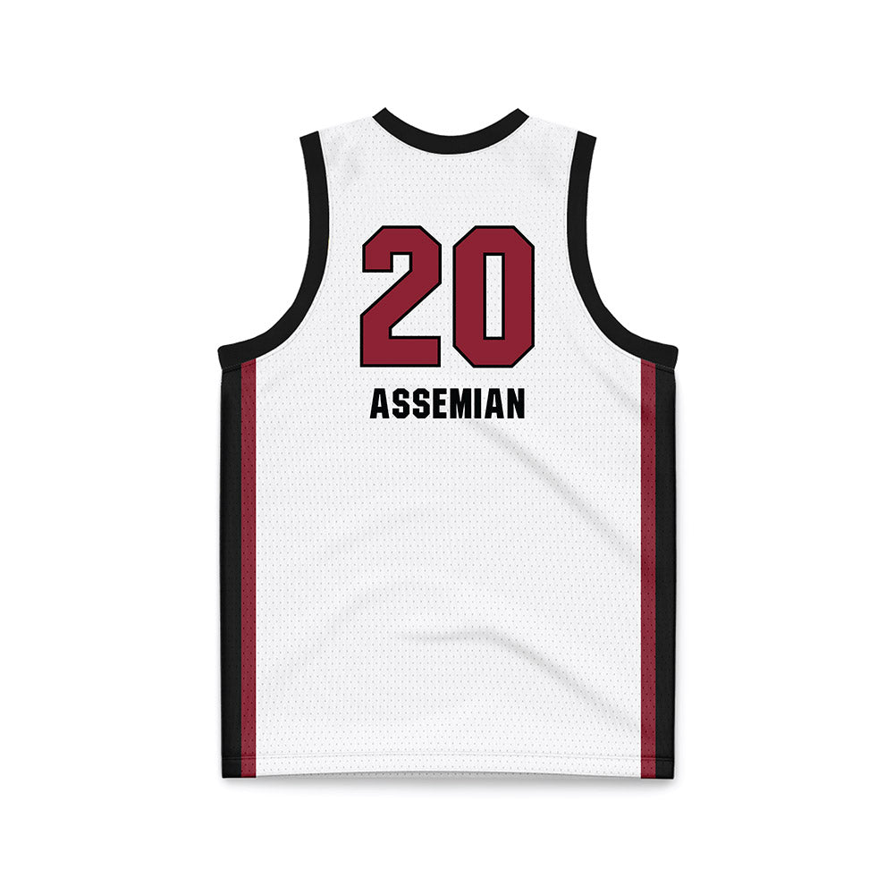 South Carolina - NCAA Men's Basketball : Hayden Assemian - White Basketball Jersey-1