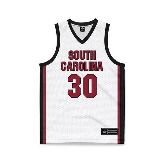 South Carolina - NCAA Women's Basketball : Maryam Dauda - White Basketball Jersey-0