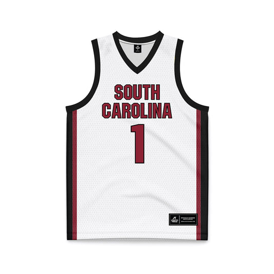 South Carolina - NCAA Women's Basketball : Maddy McDaniel - White Basketball Jersey-0