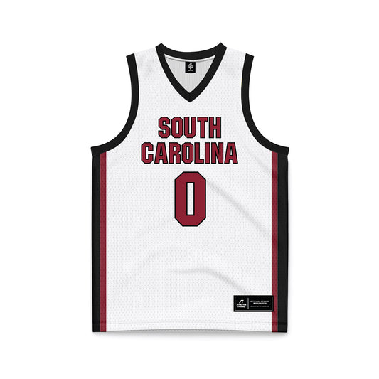 South Carolina - NCAA Men's Basketball : Jordan Butler - White Basketball Jersey-0