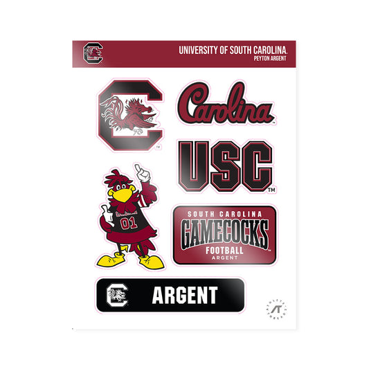 South Carolina - NCAA Football : Peyton Argent - Sticker Sheet-0