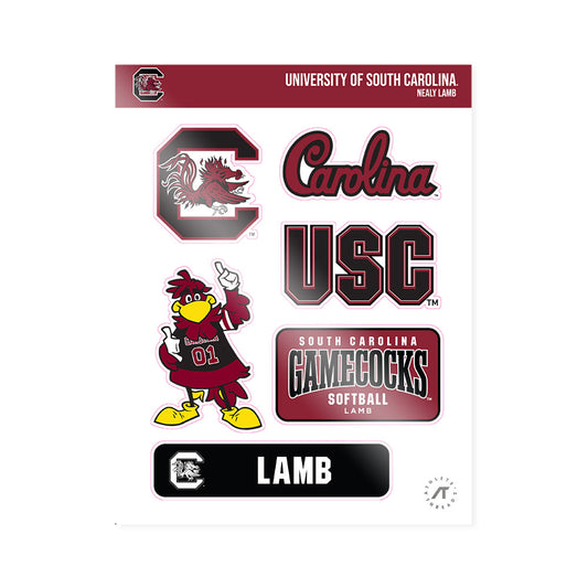 South Carolina - NCAA Softball : Nealy Lamb - Sticker Sheet-0