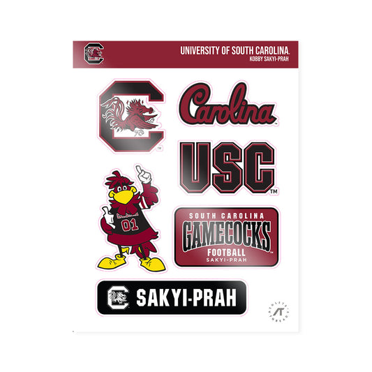 South Carolina - NCAA Football : Kobby Sakyi-Prah - Sticker Sheet-0