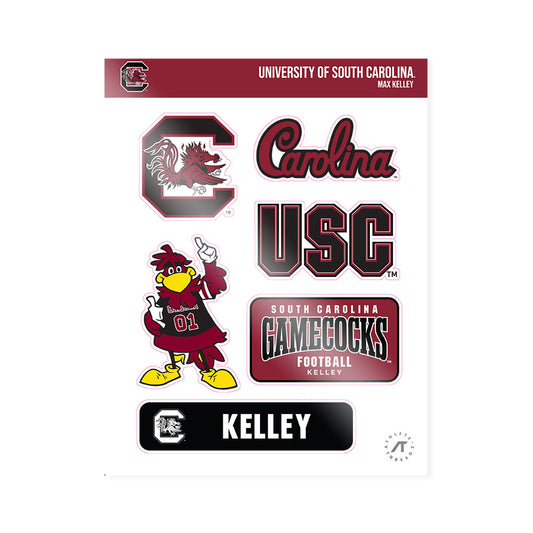 South Carolina - NCAA Football : Max Kelley - Sticker Sheet-0