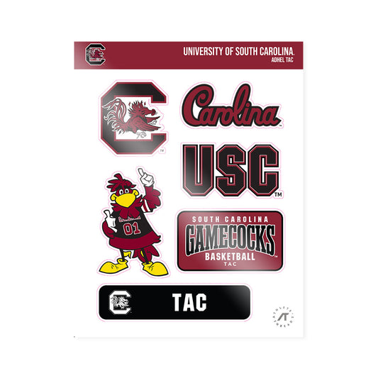 South Carolina - NCAA Women's Basketball : Adhel Tac - Sticker Sheet-0