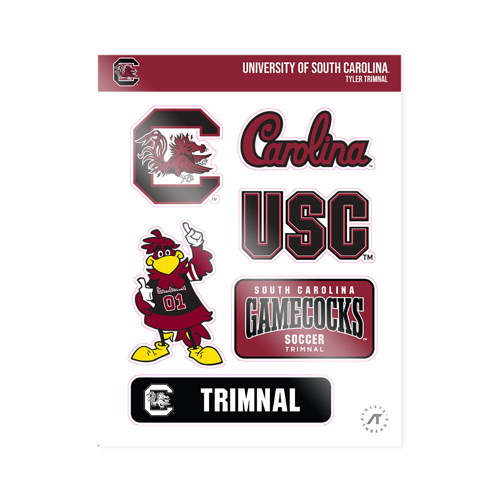 South Carolina - NCAA Men's Soccer : Tyler Trimnal - Sticker Sheet-0