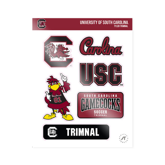 South Carolina - NCAA Men's Soccer : Tyler Trimnal - Sticker Sheet-0
