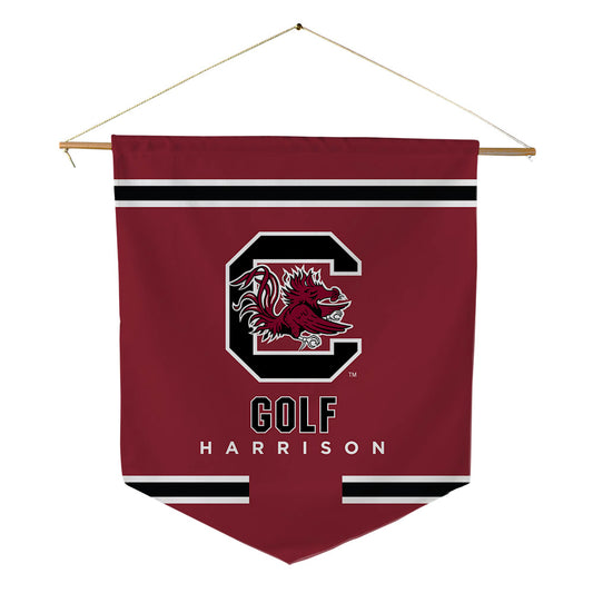 South Carolina - NCAA Men's Golf : Talan Harrison - Pennant - 18" x 21"-0