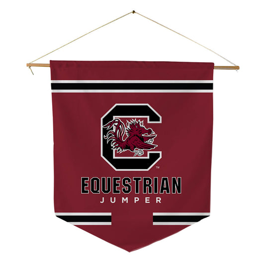South Carolina - NCAA Equestrian : Charlotte Jumper - Pennant - 18" x 21"-0