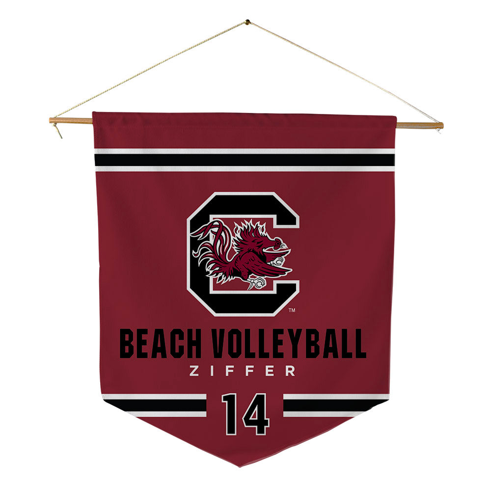 South Carolina - NCAA Beach Volleyball : Evie Ziffer - Pennant - 18" x 21"-0