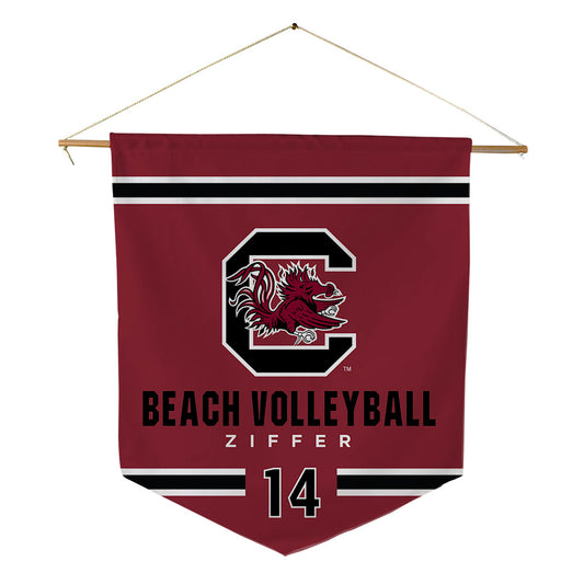 South Carolina - NCAA Beach Volleyball : Evie Ziffer - Pennant - 18" x 21"-0