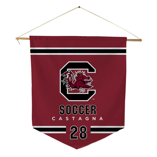 South Carolina - NCAA Women's Soccer : Emilie Castagna - Pennant - 18" x 21"-0
