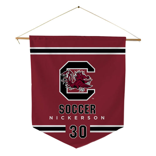 South Carolina - NCAA Men's Soccer : Gabriel Nickerson - Pennant - 18" x 21"-0