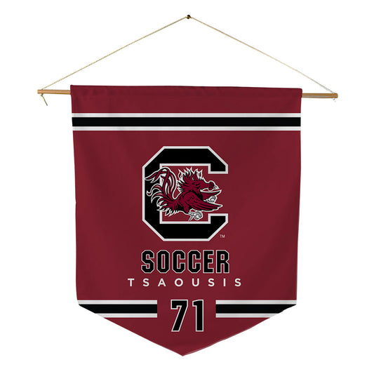 South Carolina - NCAA Women's Soccer : Christina Tsaousis - Pennant - 18" x 21"-0