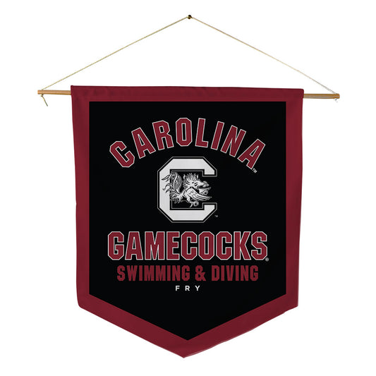 South Carolina - NCAA Men's Swimming & Diving : Connor Fry - Pennant - 18" x 21"-0