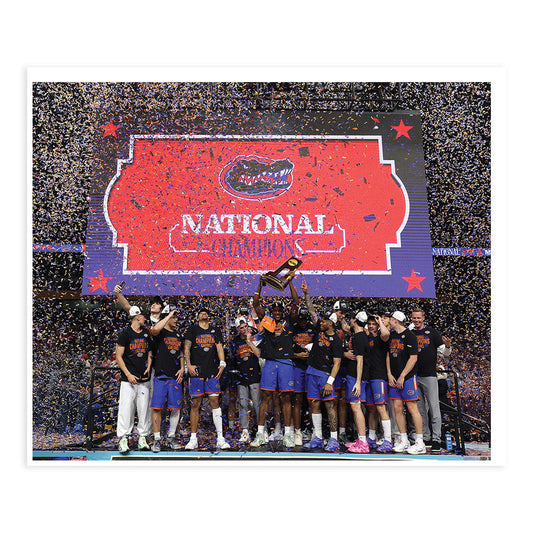Florida - NCAA Men's Basketball : - NCAA® 2025 National Champions Team Photo Collection Poster 20x24-0