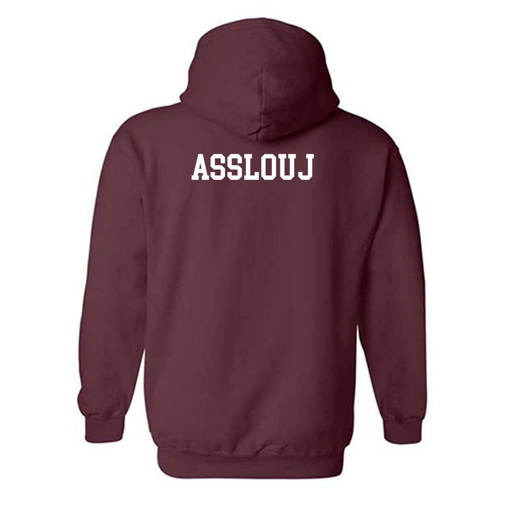 Texas A&M - NCAA Men's Track & Field : Youssef Asslouj - Classic Shersey Hooded Sweatshirt-1