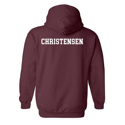 Texas A&M - NCAA Equestrian : Cara Christensen - Classic Shersey Hooded Sweatshirt-1