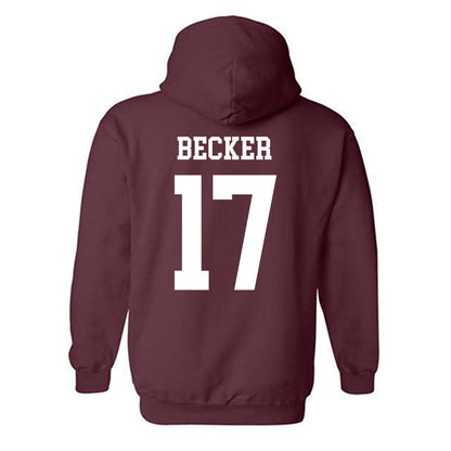 Texas A&M - NCAA Baseball : Zane Becker - Classic Shersey Hooded Sweatshirt-1