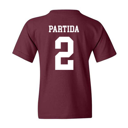 Texas A&M - NCAA Baseball : Nico Partida - Classic Shersey Youth T-Shirt-1
