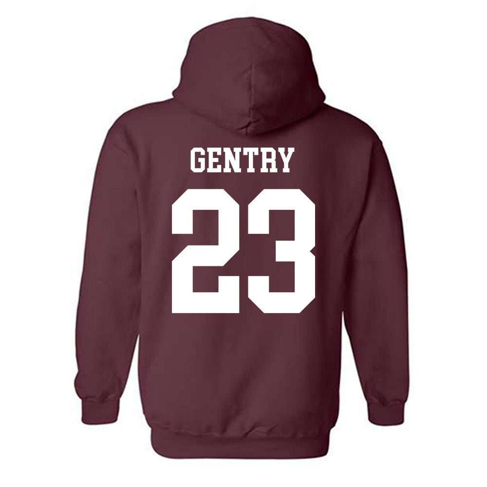 Texas A&M - NCAA Women's Basketball : Gianna Gentry - Classic Shersey Hooded Sweatshirt-1