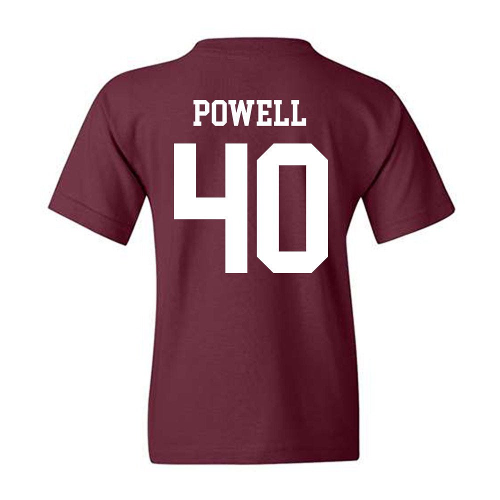 Texas A&M - NCAA Baseball : Cooper Powell - Classic Shersey Youth T-Shirt-1
