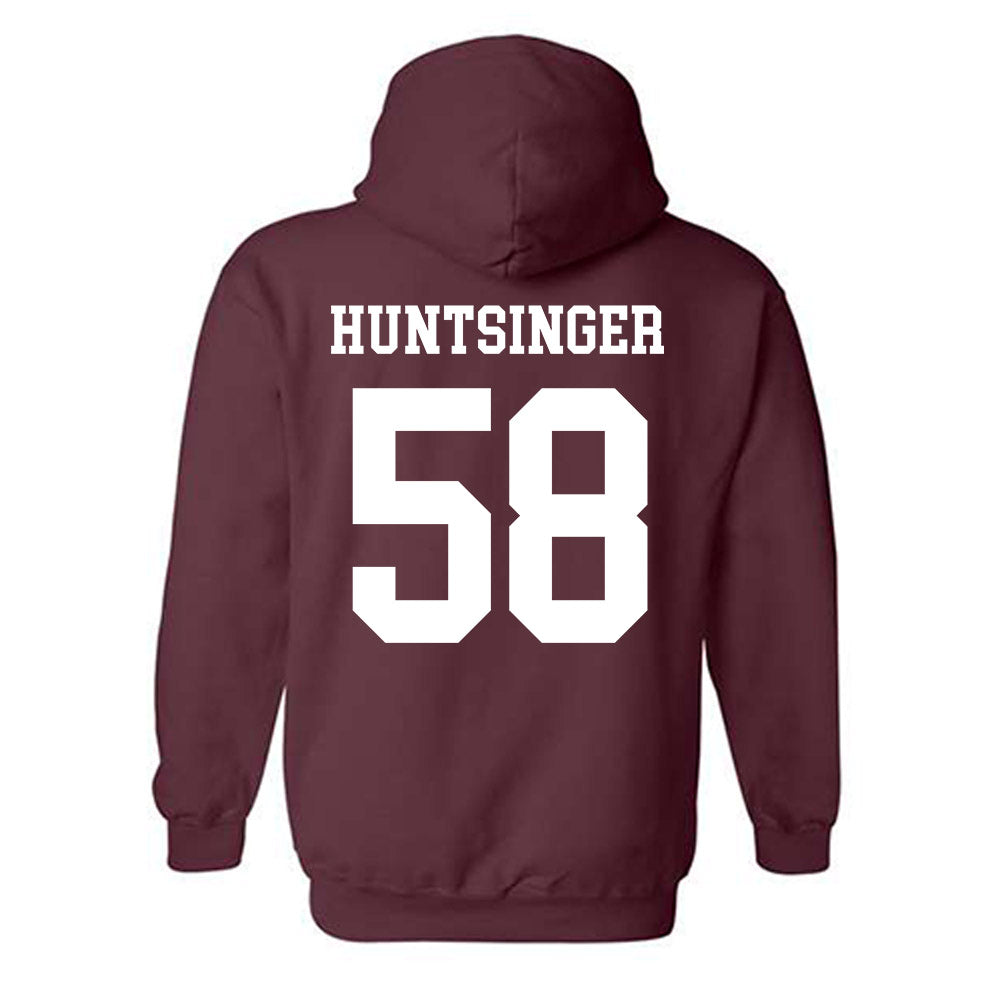Texas A&M - NCAA Football : William Huntsinger - Classic Shersey Hooded Sweatshirt-1