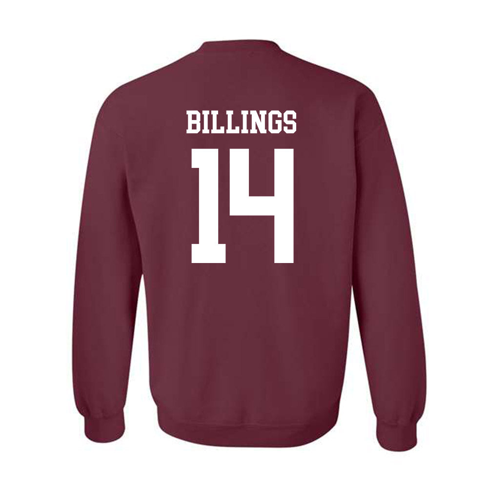 Texas A&M - NCAA Baseball : Luke Billings - Classic Shersey Crewneck Sweatshirt-1